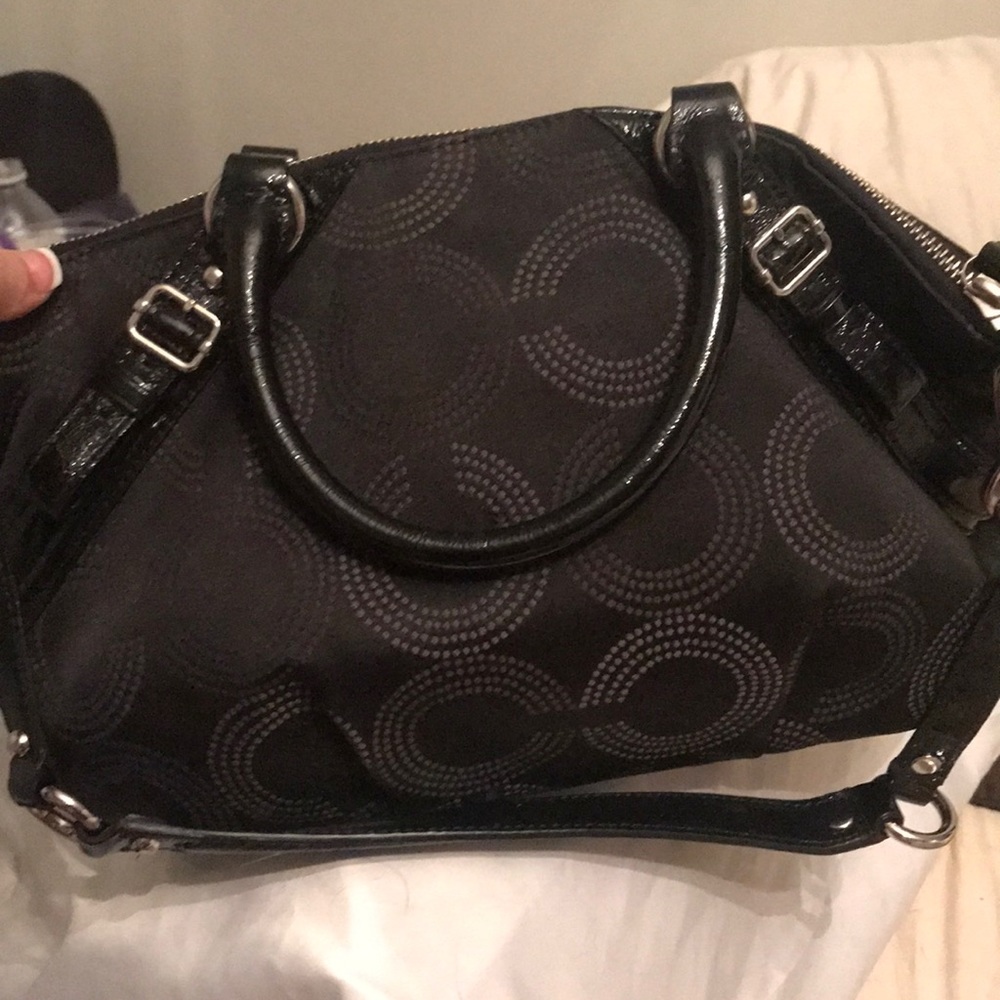 Black coach bag